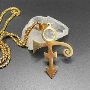 Love Symbol Inspired by Prince Rocker Necklace / Pendant #1336